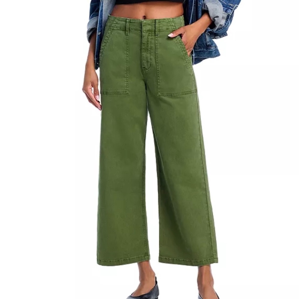Pistola Sophie Utility Pants – Basil Green – Size 27 – NWOT